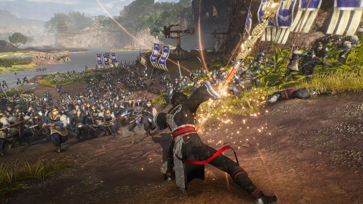 大型DLC『夢幻の四英傑』
【新武芸】
新武器二種の武芸に加え、既存の武器にも一つずつ新武芸が追加される。
これらは既存のアクションの幅を広げ、更なる一騎当千を可能とする。

公式サイト▼
gamecity.ne.jp/smusou_origins…

#三無双　#無双オリジンズ