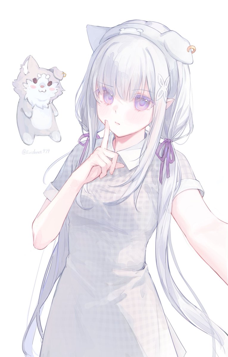 Evidence979's tweet image. emilia  
#リゼロ #rezero