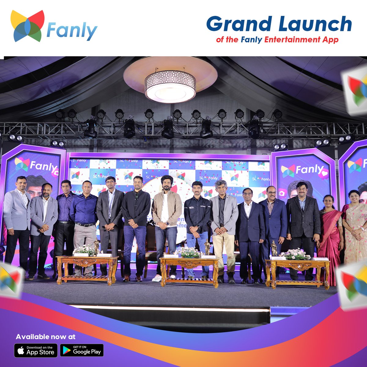 FanlySocial's tweet photo. Here’s a glimpse of our grand Fanly app launch! Heartfelt thanks to everyone for making it a true success.

📲 Download now on App Store &amp; Google Play.

#Fanly #FanlyApp #FanlyLaunch #GrandLaunch #AppLaunch #FanlyCommunity #StayConnected #DownloadNow #AppStore #PlayStore https://t.co/NJFOLHYR49