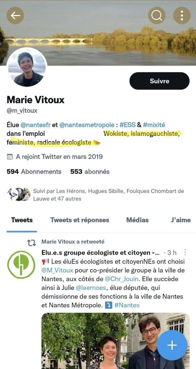 Chers Nantais, ne vous trompez pas, 2026 est un tournant pour #Nantes.

Johanna Rolland a fait le choix d’une alliance avec Marie Vitoux, directrice de campagne d’Andy Kerbrat #LFI, 
Johanna Rolland n’hésitera pas, elle s’alliera au second tour avec la France Insoumise 🤢