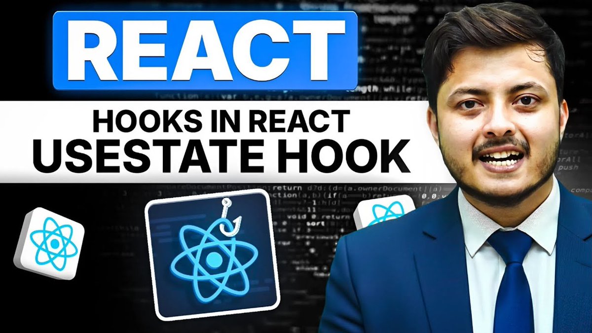 PankajB42550's tweet image. 🚀 Day 41 — Web Dev Journey! 🔥
🎯 Topic: React useState Hook (First Principles)
▶️ youtu.be/ctks8tizcco?si…

🙏 Instructors:
@adityatandon02
@rohit_negi9 

🤝 Let’s connect!

#React #useState #ReactHooks #WebDevelopment #Frontend
Radhe Radhe 😊🙏