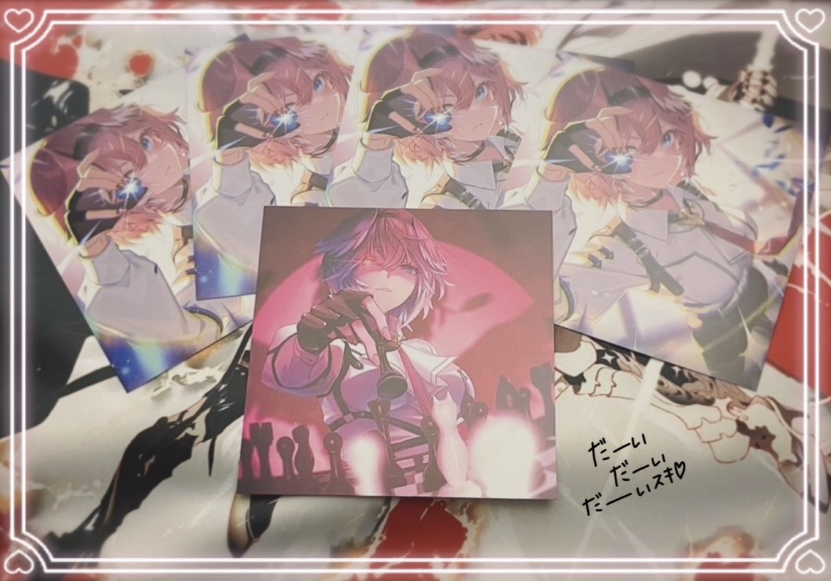 あ、あれ？5枚中4枚(´•ᴗ•ก ) ルイ姉の直筆サイン&コメントはどこか