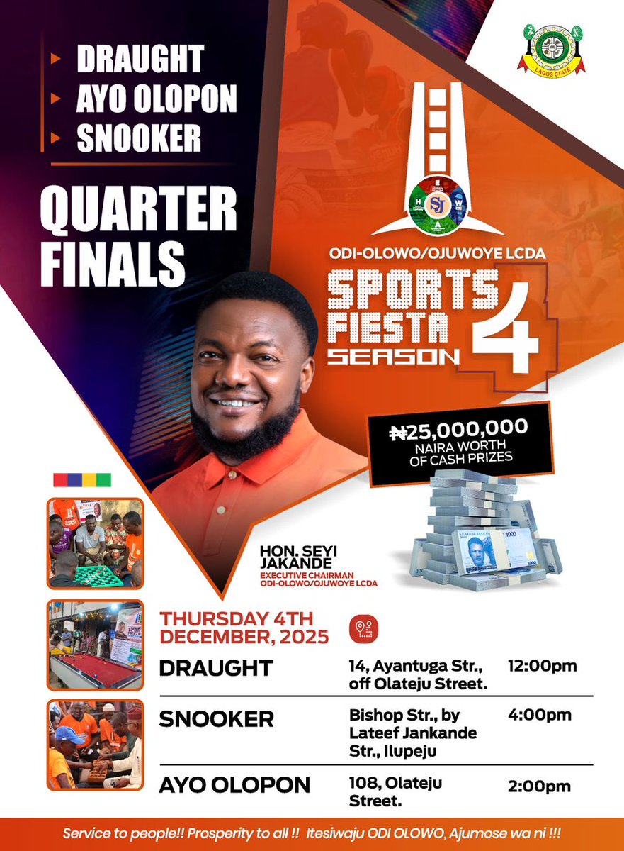 #SportFiesta4
#YouthEmpowerment
#HEWAAgenda