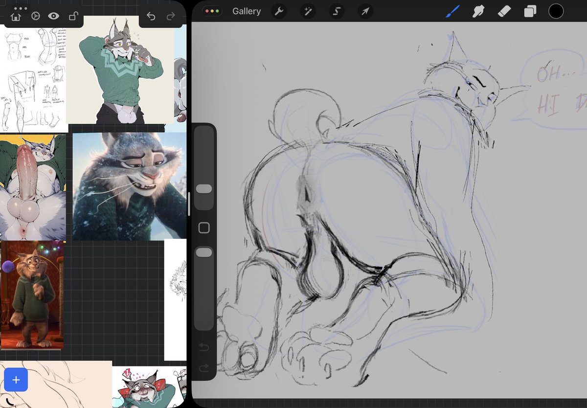 it’s my turn to draw this fucker 
(WIP)