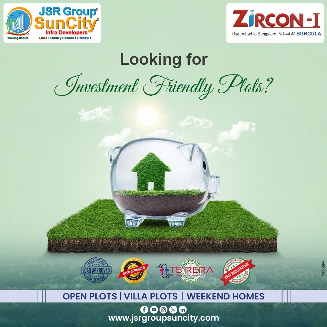 jsrgroup2's tweet photo. Looking for Investment-Friendly Plots?
Secure your future with Zircon-I Venture by JSR Group Suncity — premium DTCP & RERA-approved plots in a fast-growing location on NH-44, Burgula
#PlotsForSale #OpenPlots #BuyPlots #LandForSale #PlotInvestment #InvestmentPlots #ResidentialPlot https://t.co/PAjibgpN8v