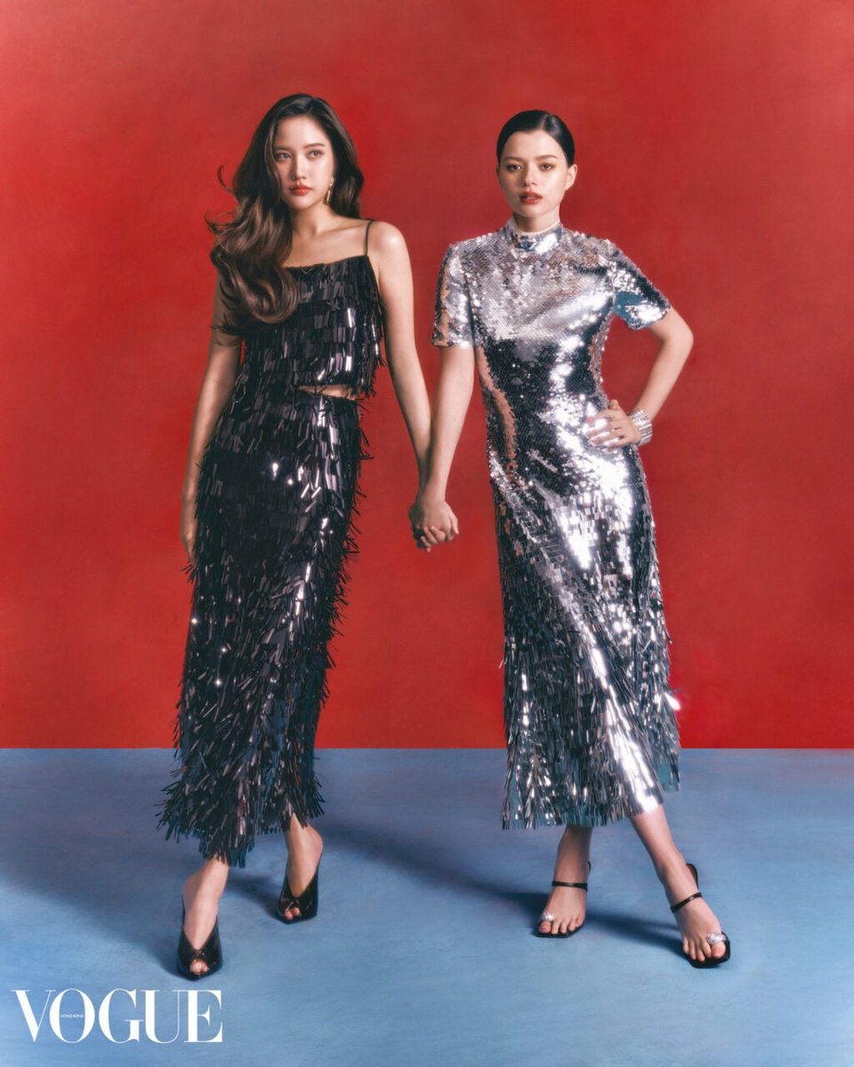 beautifulcelebz's tweet image. Freen Sarocha and Becky Armstrong by BJ Pascual, Vogue Hong Kong