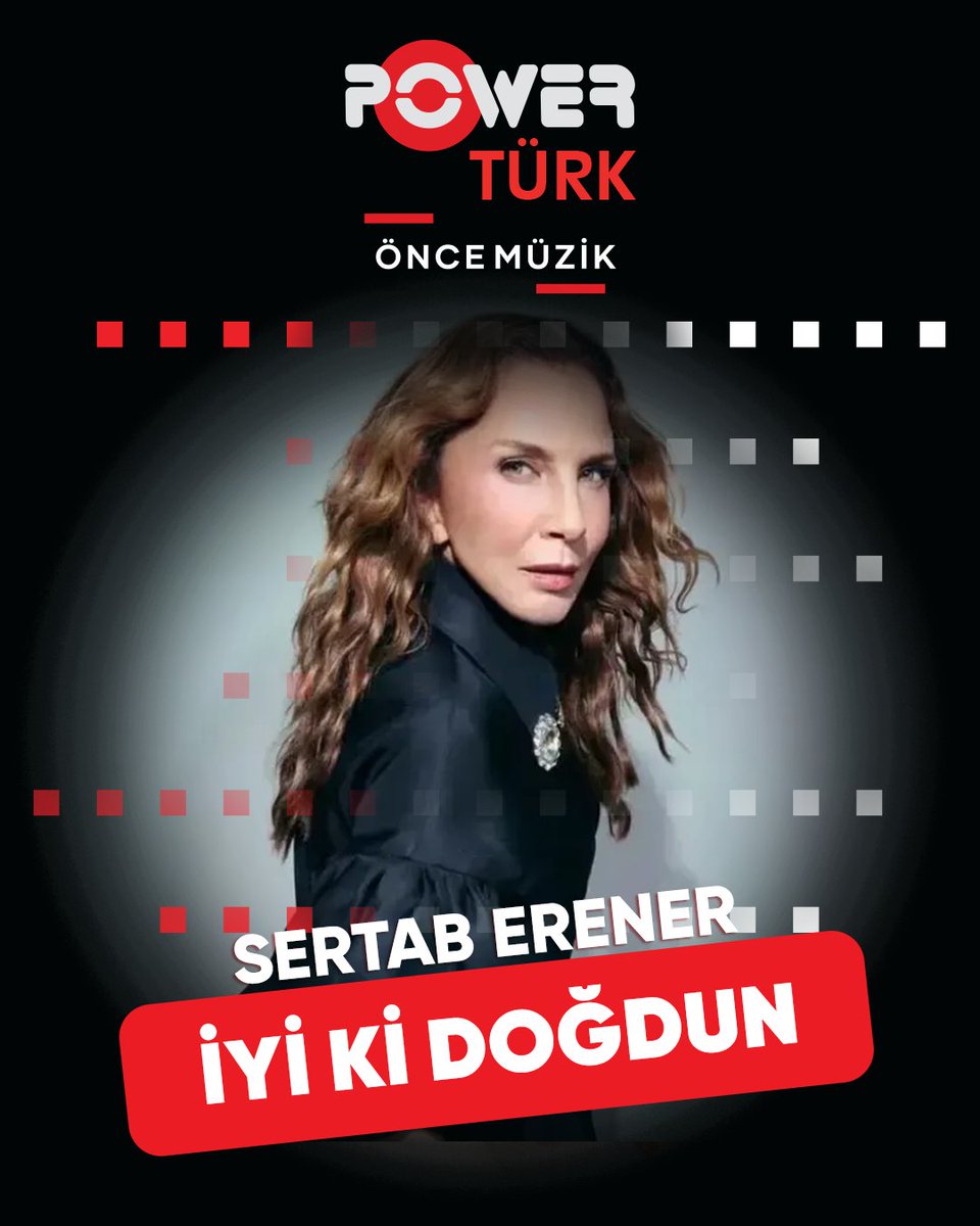 PowerturkFM's tweet photo. 🎂🎉 Bugün müziğin yıldızı Sertab Erener’in doğum günü! 🌟🎶
PowerTürk ailesi olarak sana 🎵 dolu, 🎁 sürprizlerle dolu ve 💛 sevgi dolu bir yıl diliyoruz! 🥳✨ @sertaberener
#DogumGunu #Birthday #SertabErener #PowerTurk 🎤🎶🎈 https://t.co/utL6sHi1TV