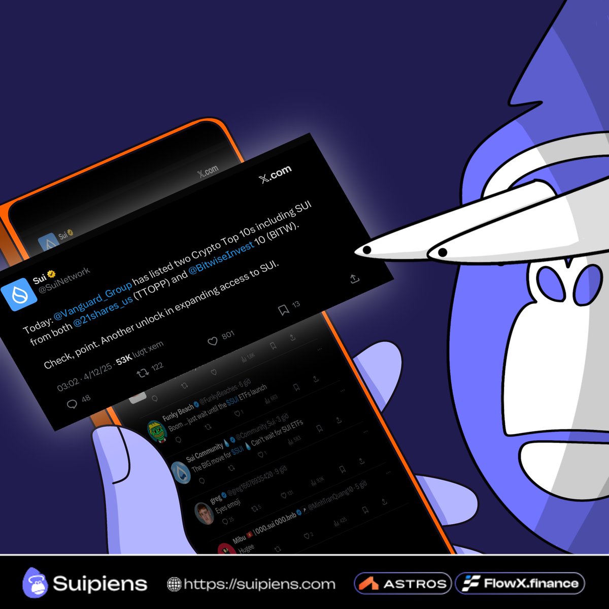 suipiens's tweet image. BREAKING NEWS ON #SUI !!!

Wen $SUI tap $20?