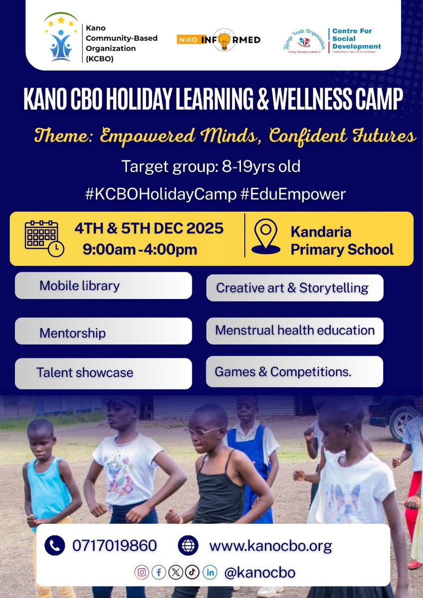 Kano Community-Based Organization(KCBO) tweet media