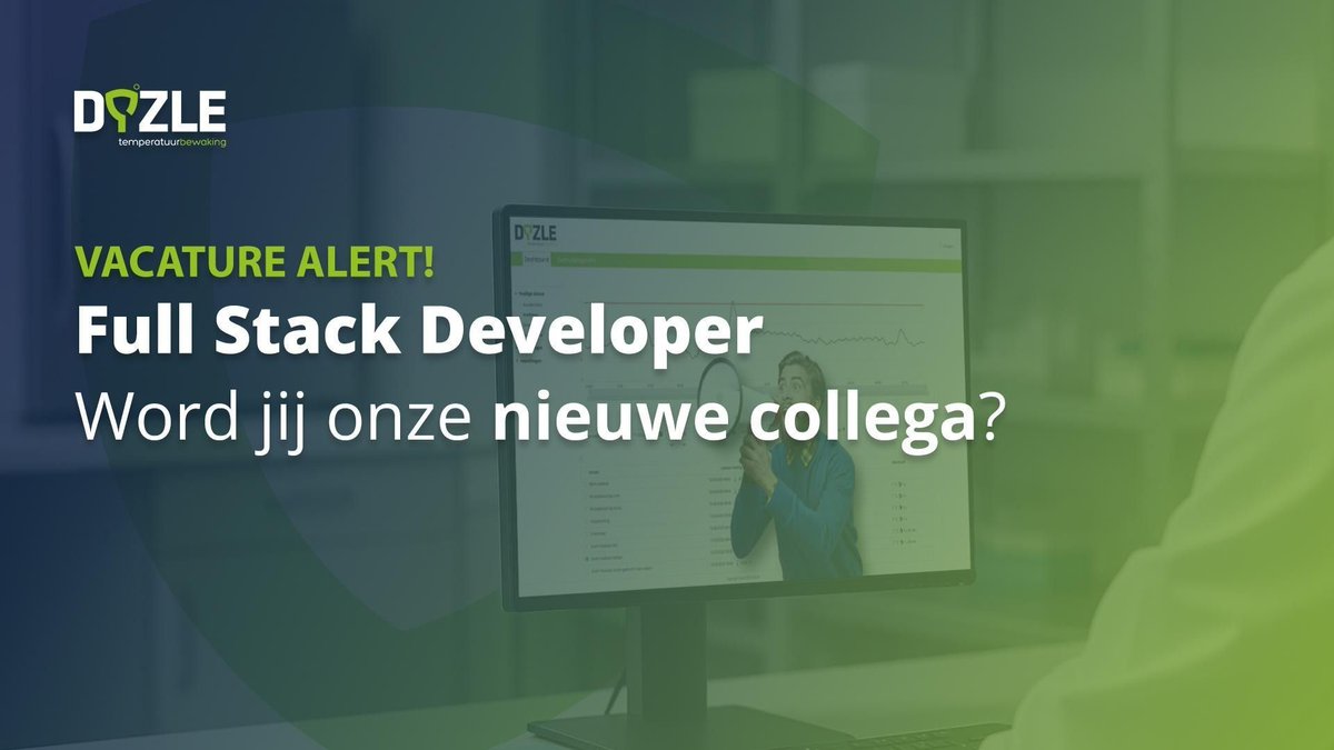 Dyzle's tweet image. 🚀 Full Stack Developer bij Dyzle

Werk aan slimme software die de kwaliteit van medicijnen en vaccins wereldwijd ondersteunt. 

📍 Hybride werken | 💼 32–40 uur |  💰€3.000–€4.000. 

Interesse? Solliciteer nu 👉 dyzle.com/vacatures/full… 

#vacature #FullStackDeveloper