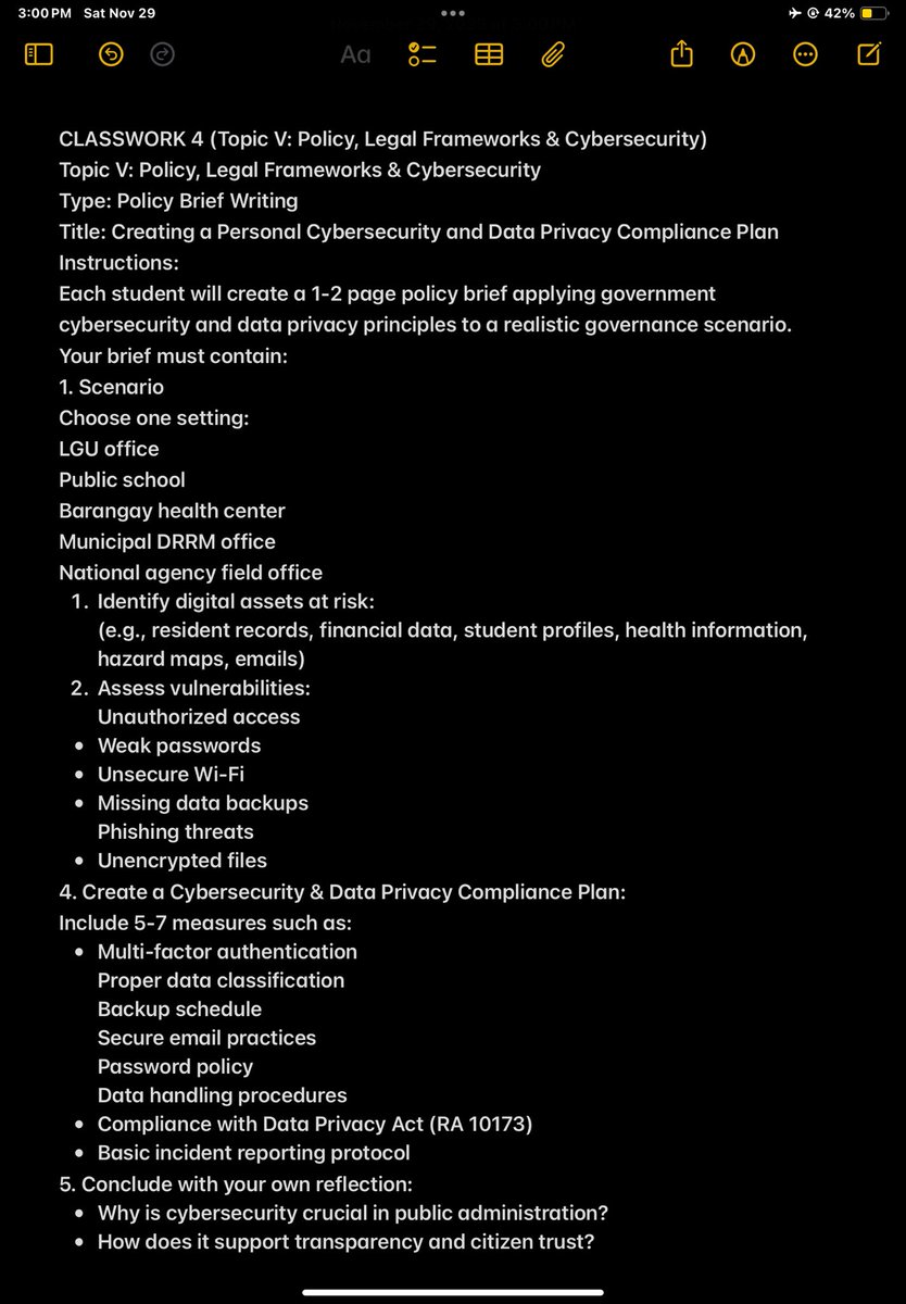 Lf academic commissioner 
Forte: Policy Brief Writing 
Task: See the picture below
Deadline: Tomorrow 
Budget:150
Can provide turnitin checker. Ai is not allowed
And can send me prev works of policy briefing