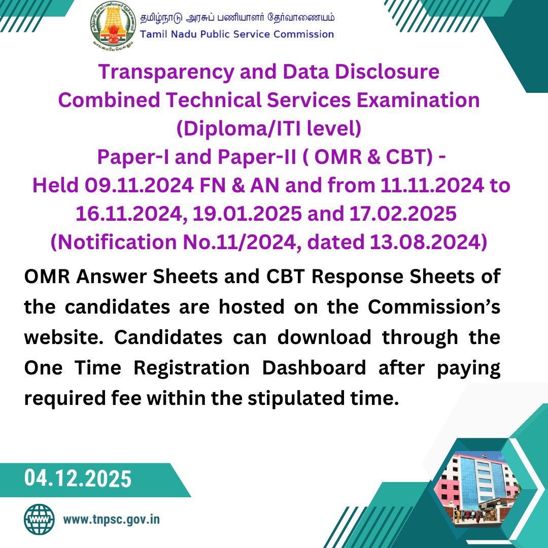 Link: apply.tnpscexams.in/otr?app_id=UEl…