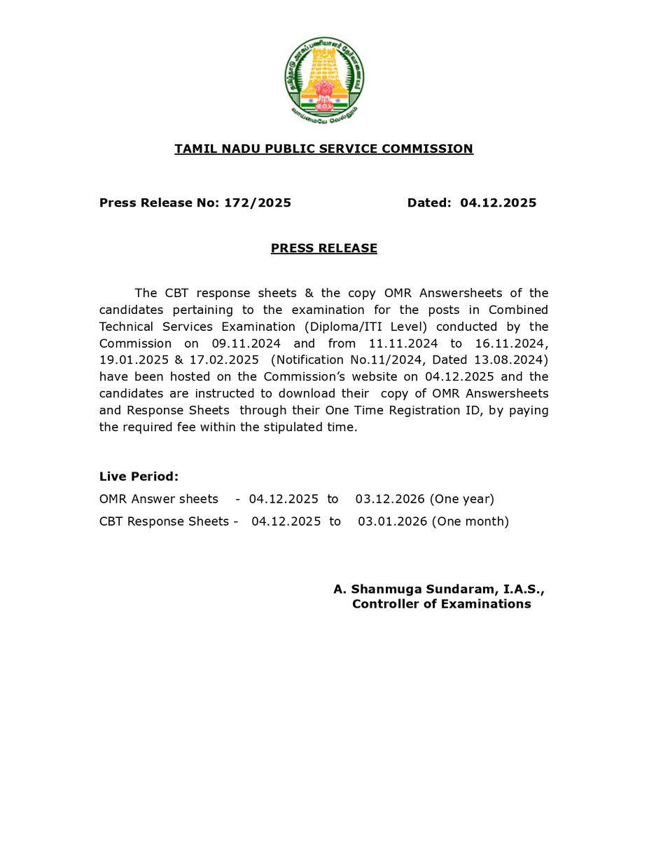 TNPSC (@tnpsc_office) on Twitter photo 
