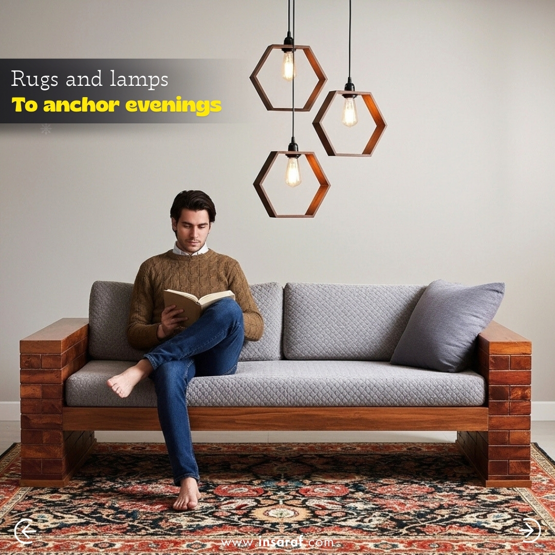 Turn the temperature down and the coziness up. Your Sheesham story continues this winter. 🪵
#WinterReadyHome #HomeWithSaraf #SolidWoodStories #FurnitureWithSoul #SarafStyle