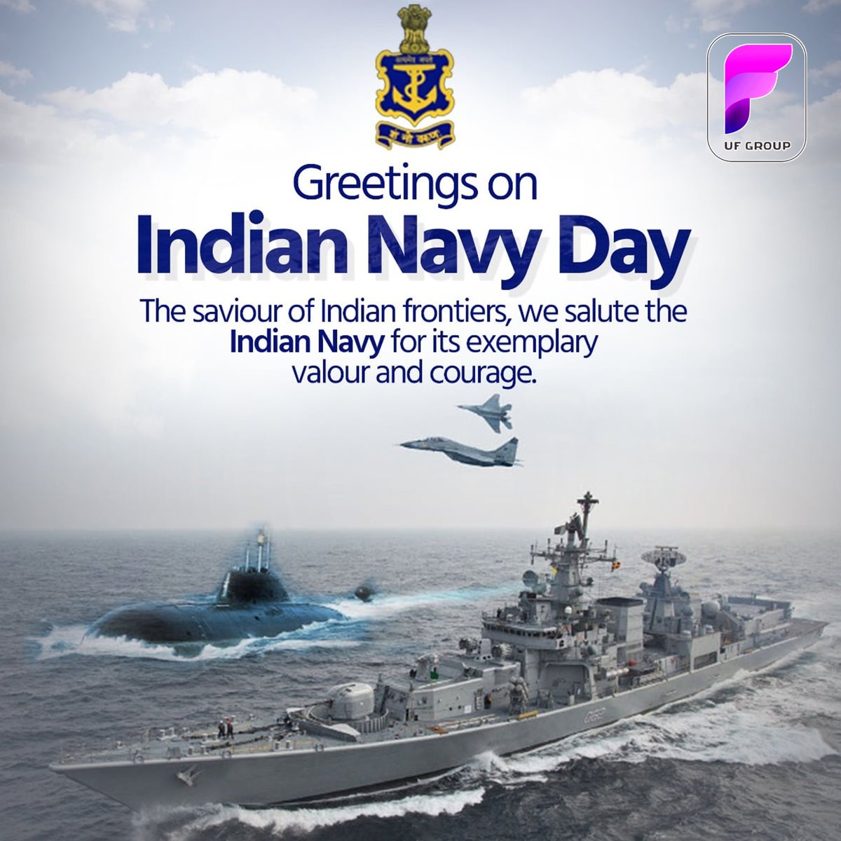 FaheedU31135's tweet image. Greetings on Indian Navy Day!

The saviour of Indian frontiers, we salute the Indian Navy for its exemplary valour and courage. #IndianNavyDay @ufgrouppvt.ltd @sdc_digitalcinema ⁨#sdcworld