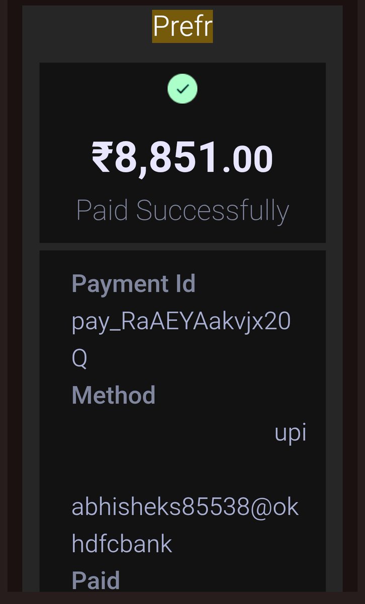 vishme02's tweet photo. @abcapital Unauthorized funding transaction of ₹8851 ( dt.31-10-2025) done on my ABFL #prefr Loan LXN-S12025-263713255 without my consent.
This looks like money laundering activity.
Request urgent investigation & reversal under @RBI guidelines. https://t.co/0OIgcs0DwU