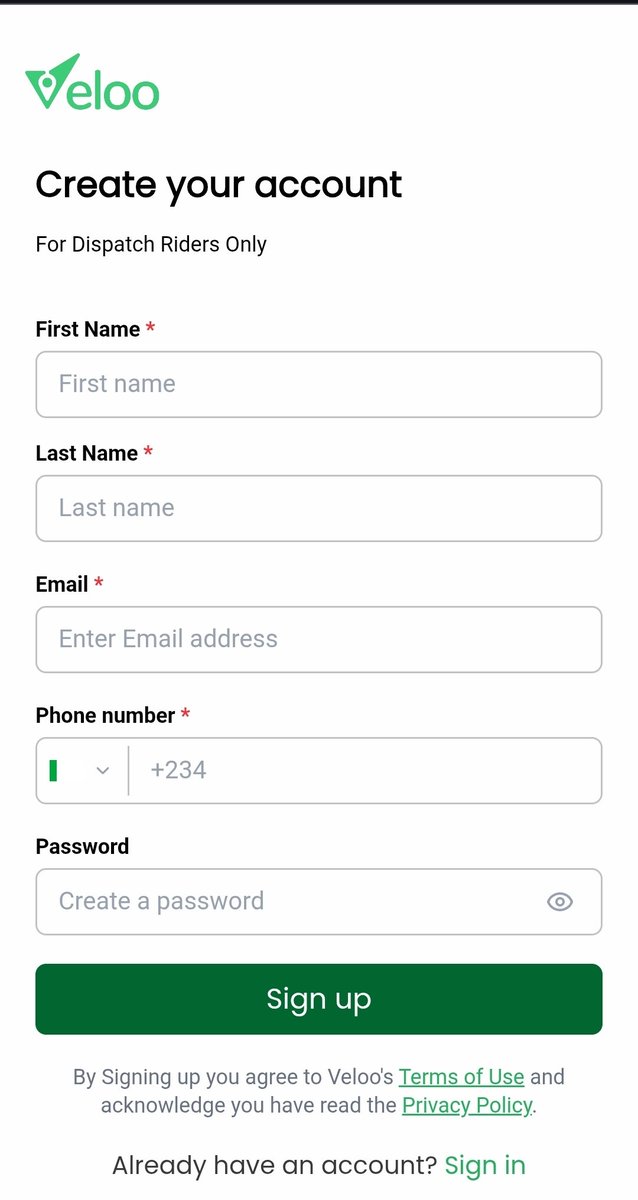 realVictorAgu's tweet photo. Launch feels alot closer now

@velooapp's vendor portal, dispatch riders portal and user side portal are all ready now 🔥 https://t.co/uwKwLOkE3V