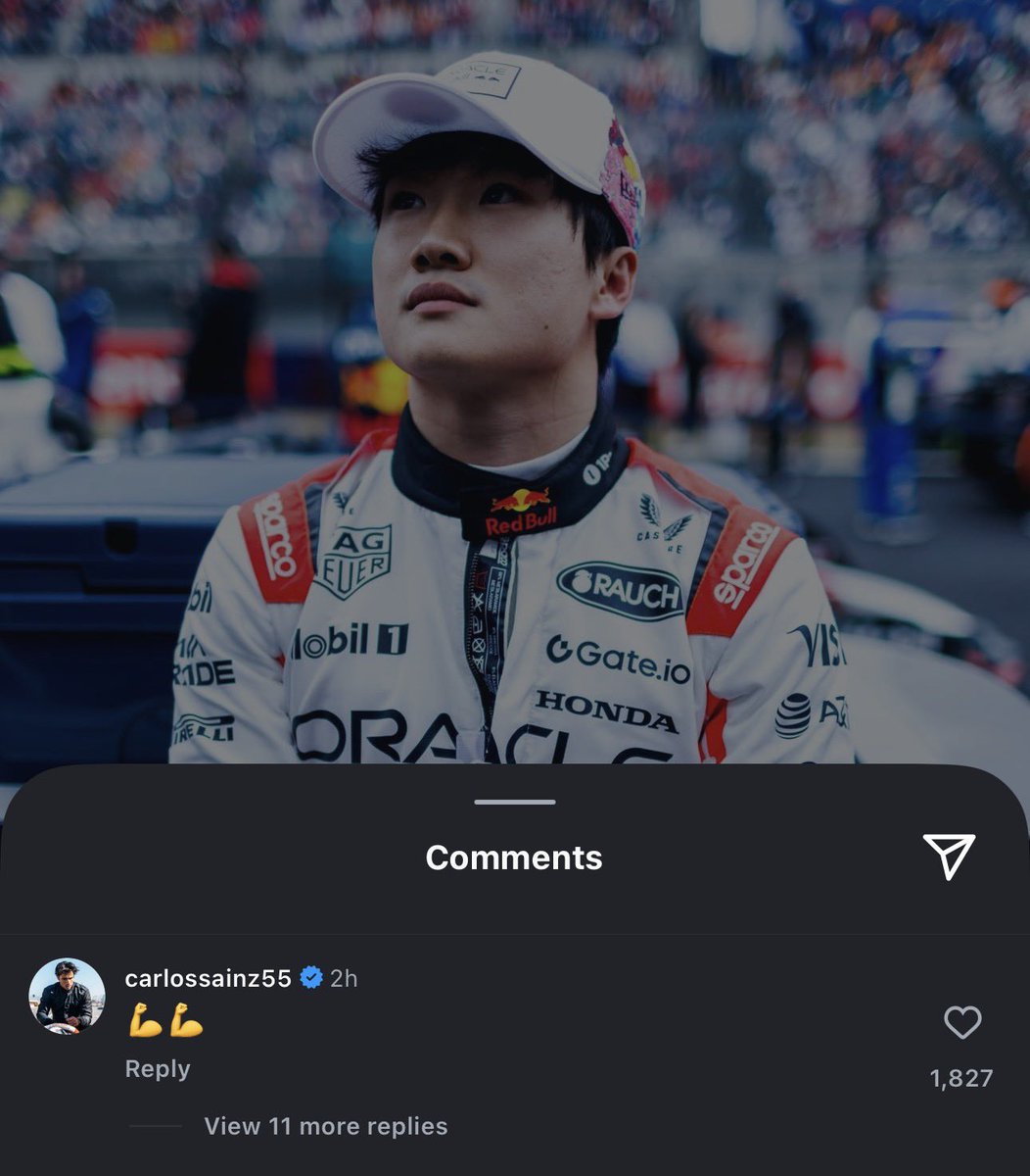 csai55nz's tweet photo. carlos commented on yuki's post ☹️❤️‍🩹 https://t.co/TF3QgT7Kf2