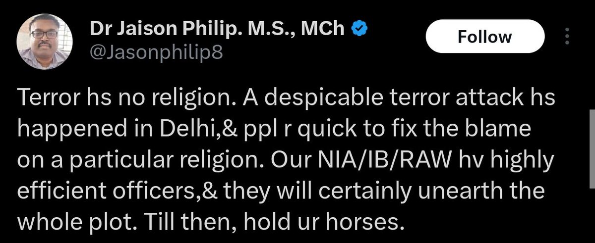 TheTrueIndian_0's tweet photo. @Jasonphilip8 Defends Islamic terrorism by saying "Terror has no religion".
Attacks the decision of Madras High Court and labels it "Sanghi Terrorism" https://t.co/MuEGiuF8dm