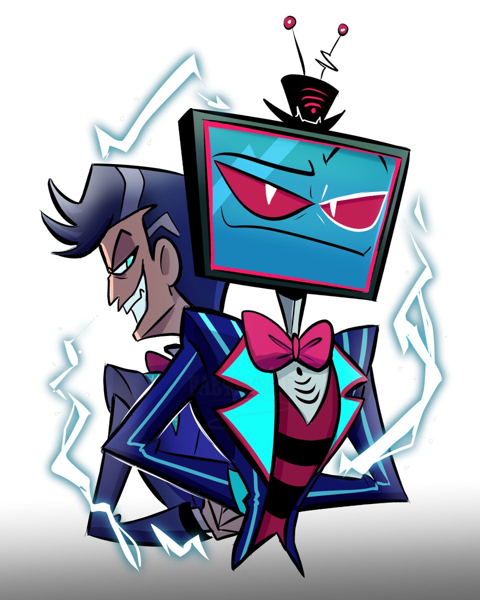 faeymouse's tweet photo. Before/After
#radiostatic #HazbinHotelFanart https://t.co/WMb7pWo5iN