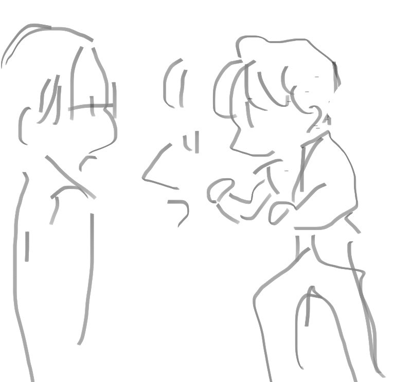 なんか…こういう…
(トイレに並んでる間にアイフォーンのメモに指描きでひどいけどわかって欲しい) 