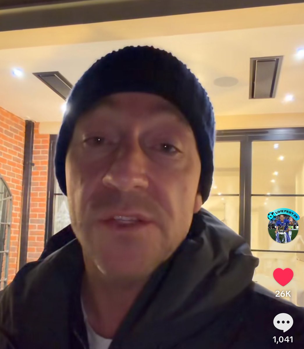 🚨 John Terry not happy with Chelsea’s loss to Leeds via TikTok : 

“What a poor performance that was” 

“Everything I said about Leeds, they were going to be aggressive, fans were going to be up for it, it was going to be a hostile place to go. You either go there and match them