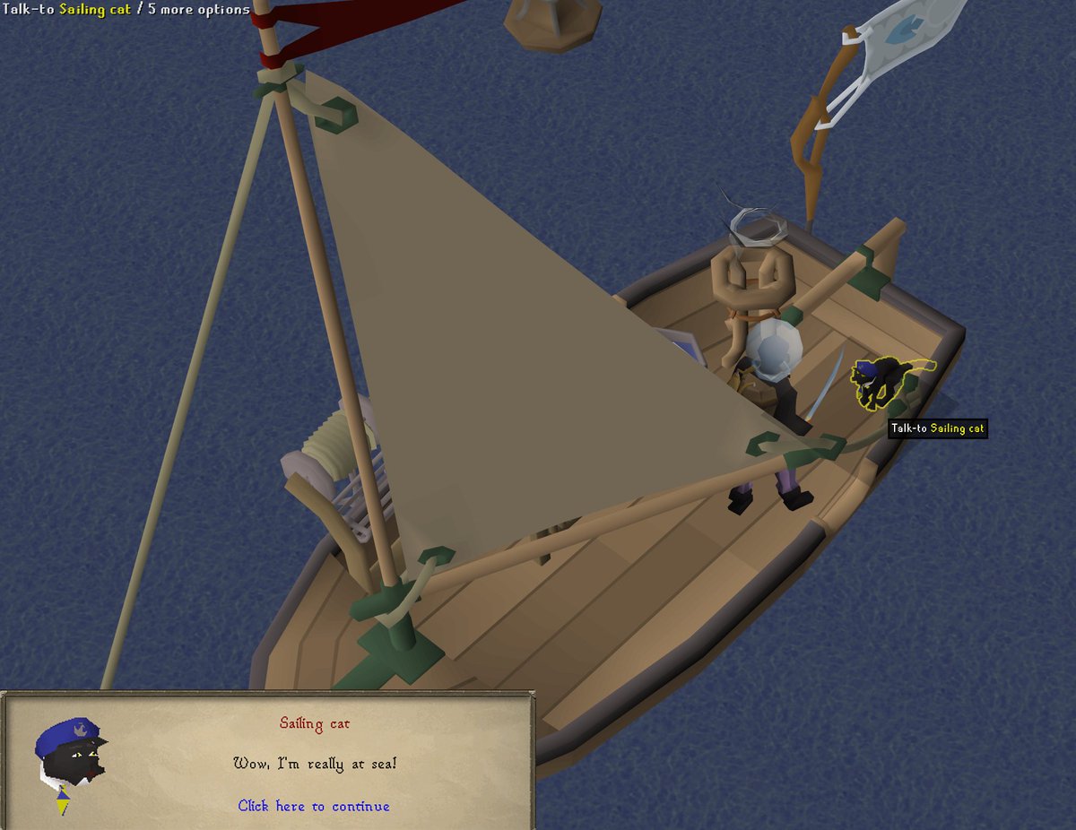 This little sht thinks hes the captain of my boat