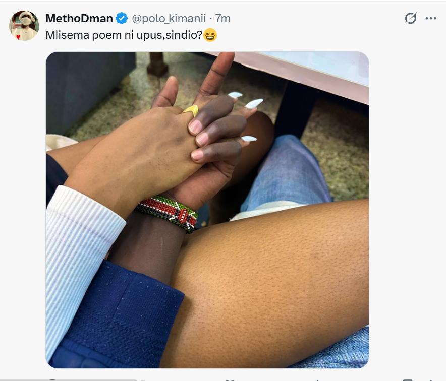 Kimani amedelete but rules are rules. Efdenss kwa kalataaa 😂😂😂