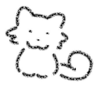 doodled this kitty in ms paint what do yall think ''3