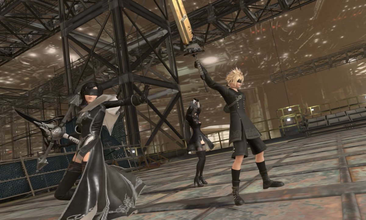 #FF7EC
クラウド装備9Sキター！

ユフィ、ティファ 、クラウド装備ゲットしました！
完凸はできないかも💧

個人的に、
クラウド＆9Sアクターコラボに胸熱2！

NieR:Automataで9Sを演じさせていただいておりました✨

#モーションキャプチャー
#モーアク
#動優
#FF7R
#クラウド
#9S
#NieRAutomata