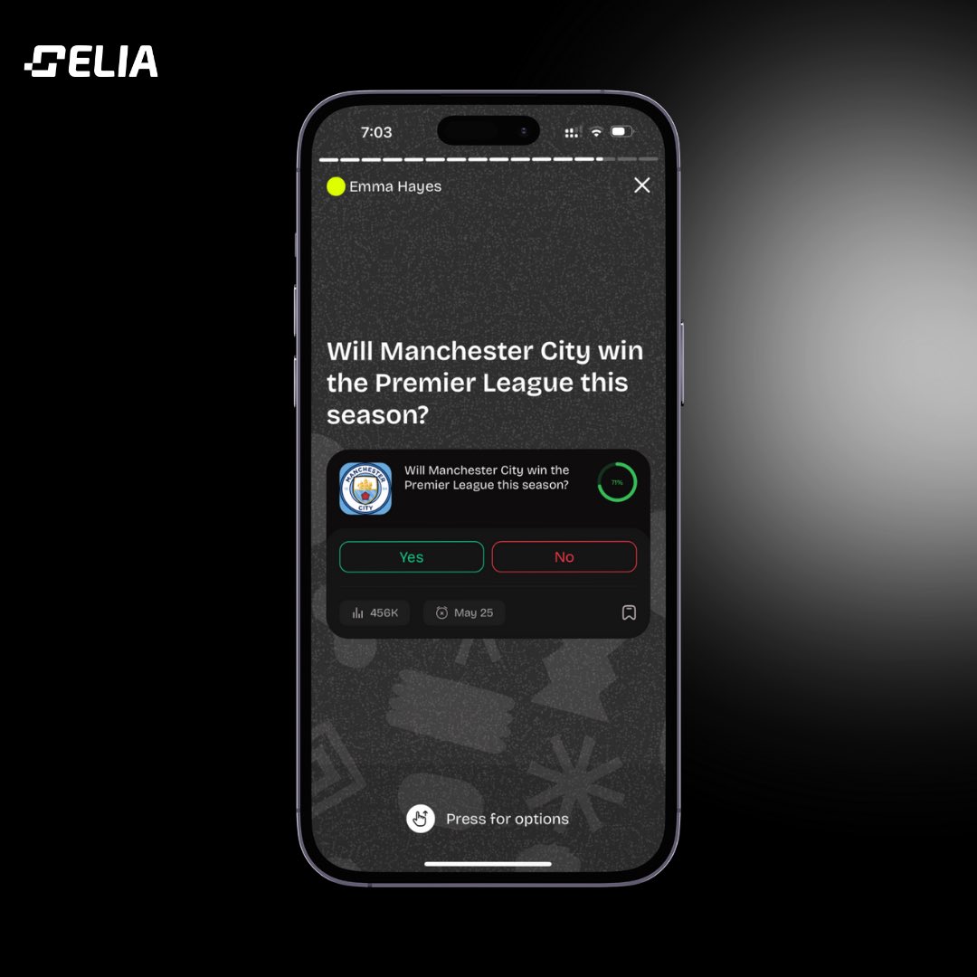CeliaWallet's tweet image. Today Feature Highlights‼️
The Celia Prediction Marketplace: 

Engage in trading predictions across crypto, politics, sports, news, culture, and tech — all powered by the $CELIA Token.