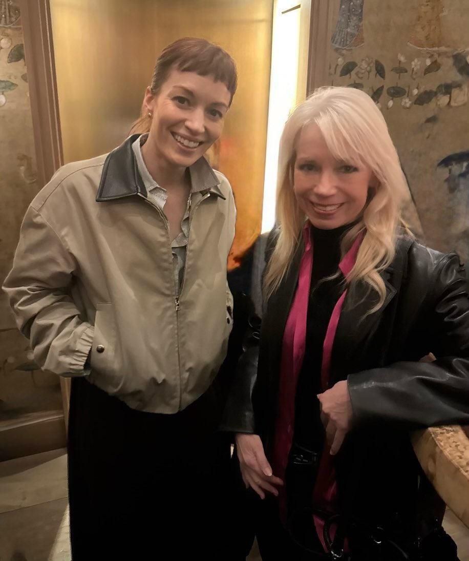 britt lower at the ‘severance’ screening!