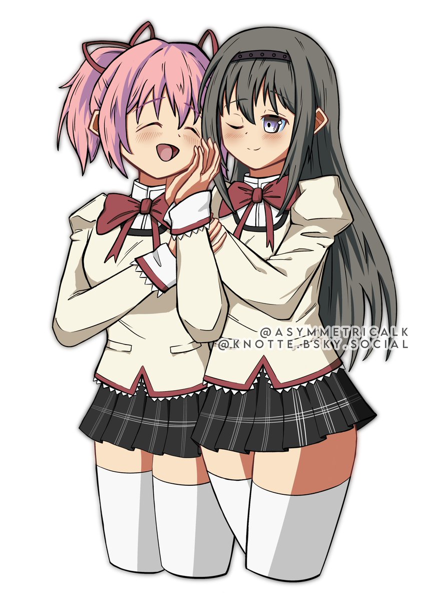 Quick #madohomu because I'm very excited for the new movie next year 

#madoka #homura #MadokaMagica #pmmm