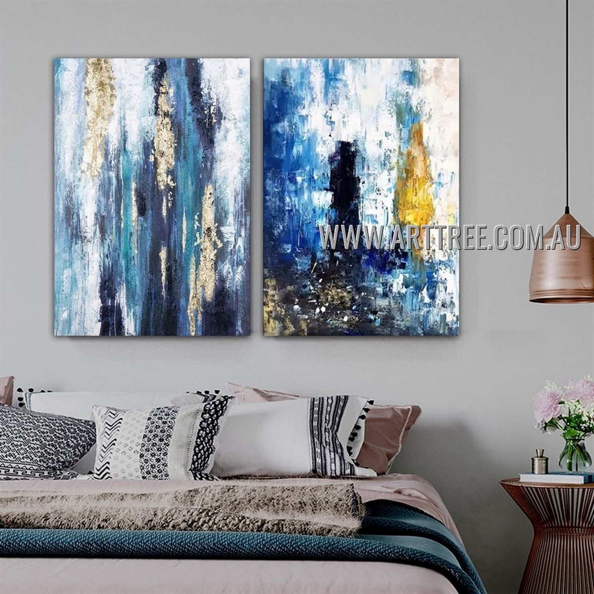 arttreework's tweet image. Colorific shade strokes pattern art, stigma design, contemporary heavy texture artist handmade 2 piece canvas abstract acrylic painting, artwork for sale adelaide.
arttree.com.au/colorific-stro…

#canvaspaintings #art #artist #modernart #abstractart #wallart #artforsale #arttree