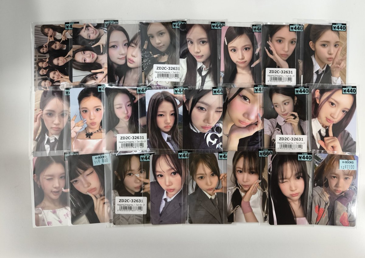 FCトレカ Hearts2Hearts 🩵 【入荷情報】 『Forcus』のトレカが多数入荷いたし