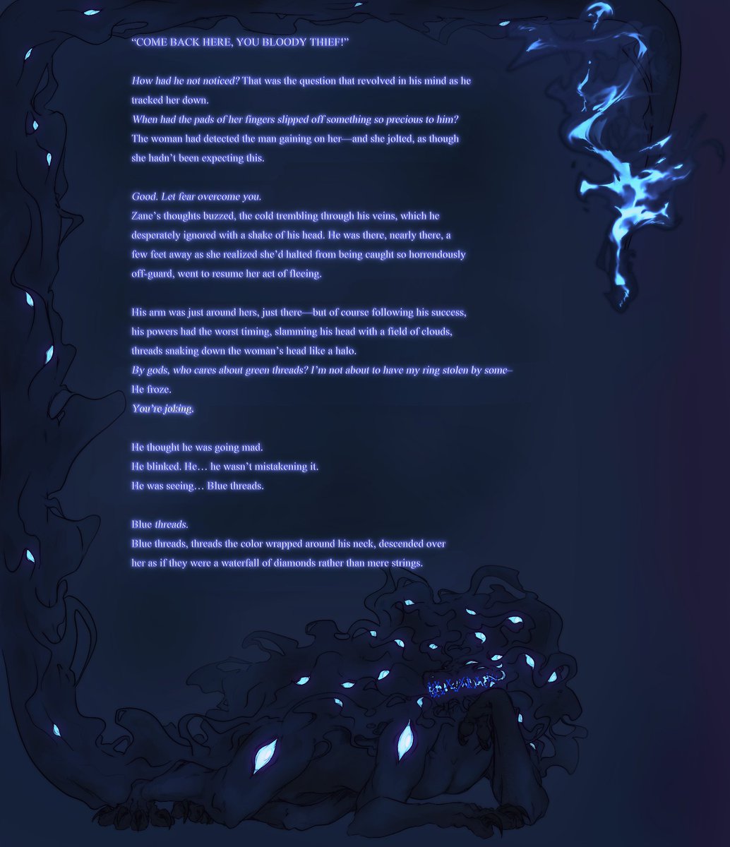 spite_mstrs's tweet photo. What's that? I've made an official book cover for my story, you say? Blasphemy!!
I promise it's not over 260 layers.. which may have permanently crashed my ability to export the timelapse. 

Oops.

#originalcharacterart #booksleeve #bookcover #ocart #originalcharacters #bookart https://t.co/cWXWbiX0mH