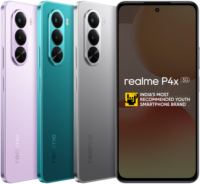 techaryan2610's tweet image. realme P4x 5G Launched in India🇮🇳 at
₹15,999❗

Gets:-
📱 6.72&quot; FHD+ 144Hz IPS LCD Display
📸 50MP+ 2MP Rear Cameras
🤳 8MP Selfie
🔥 Dimensity 7400 Ultra
✨ LPDDR4X, UFS 3.1
⭐ realme UI 6.0 Based on Android 15
🔋 7000mAh Battery &amp;amp; 45W Charging

#realme #realmeP4x #realmeP4x5G