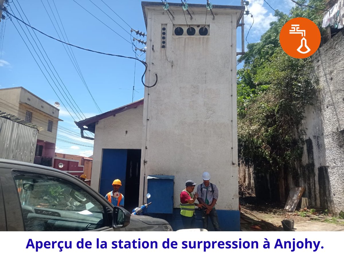 𝐉𝐈𝐑𝐀𝐌𝐀-𝐏𝐀𝐀𝐄𝐏: Renovation de la surpression Anjohy 

La JIRAMA rénove la station de surpression à Anjohy, dans le cadre du projet PAAEP. Les travaux s'étendent sur 12 mois et visent à améliorer l'approvisionnement, notamment dans les quartiers de la Haute ville.