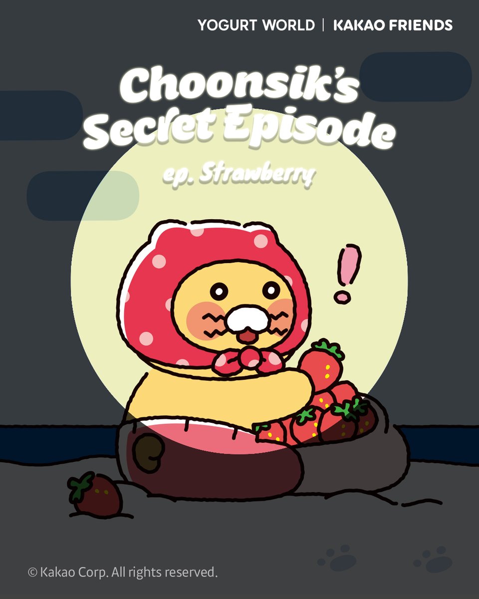 ˘꒷꒦˘꒷꒦꒷˘꒦꒷꒦˘꒦˘꒷꒦꒷˘꒦꒷꒦˘꒦꒷꒦˘꒦꒷꒦˘
ﾟ｡   ﾟ✱∘    °   ｡ﾟ｡✱   ﾟ∘    °✱   ｡ﾟ   °✱   ｡ﾟ∘
✱올겨울, 요거트월드에 춘식이 등장!✱

12월 12일에 만나요!
𝗖𝗼𝗺𝗶𝗻𝗴 𝗦𝗼𝗼𝗻 !✨
ㄴ🐾(ฅ•.•ฅ) : 빨리 소문내죠!!

#RT + #팔로우 =요거트월드 금액권 1만원권