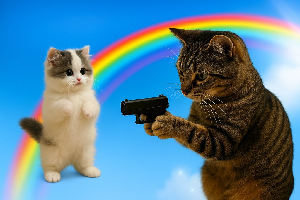 imawhale67's tweet photo. The real cat meme is all we need https://t.co/T14nHg5ZC8