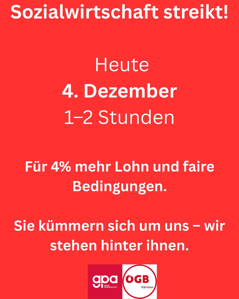 RaunigMichael's tweet photo. Heute machen Beschäftigte in Kindergärten, Betreuung, Pflege und Sozialdiensten deutlich: So geht es nicht weiter. Für gute Betreuung braucht es faire Löhne und bessere Bedingungen. Wir bitten um Verständnis – ein starkes Sozialsystem stärkt uns alle. @GewerkschaftGPA @oegb_at https://t.co/DYitOeg4XE