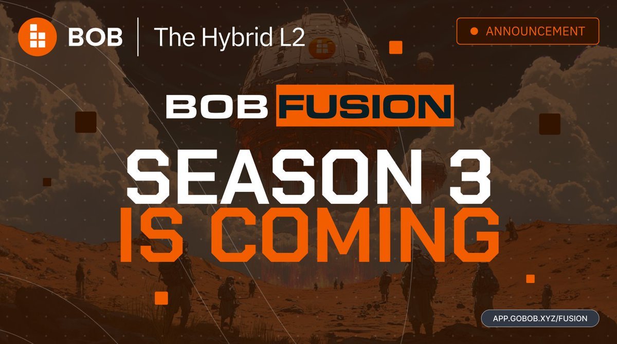 🚀 $BOB Fusion: Season 3 Endgame Alert! 🌟  
Boost your Harvest Spice by diving into BOB apps—complete votes, tackle quests, and score epic payouts!  

Secure the claim: 👉 claim.goB0B.xyz  

No more delays—grab yours NOW!  
#Airdrop #Crypto #Web3