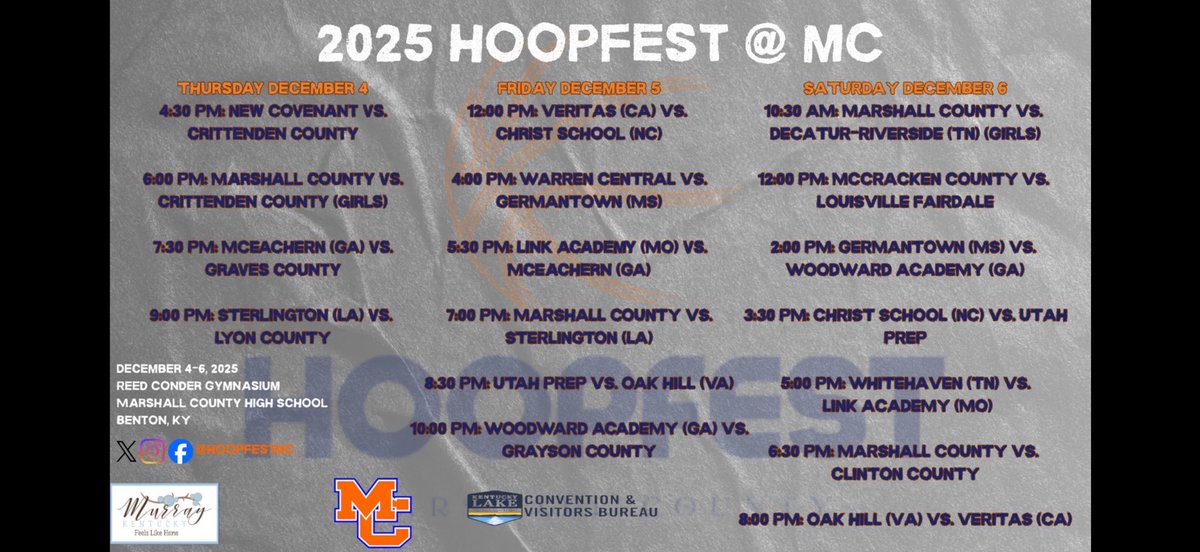 Panthers are in WKY for <a href="/hoopfestmc/">HoopFest @ Marshall County</a> 
🔵💪🏀🐾⚫️

🙏Thanks to Coach Troy Webb <a href="/CallowaySchools/">Calloway County Schools</a>  for providing our team with access to their Aux Gym for a Scheme &amp; Shoot Session (after an eight hour road trip)

We had an amazing meal at <a href="/SirloinMurrayKY/">Sirloin Stockade</a>

Excited for tomorrow’s game