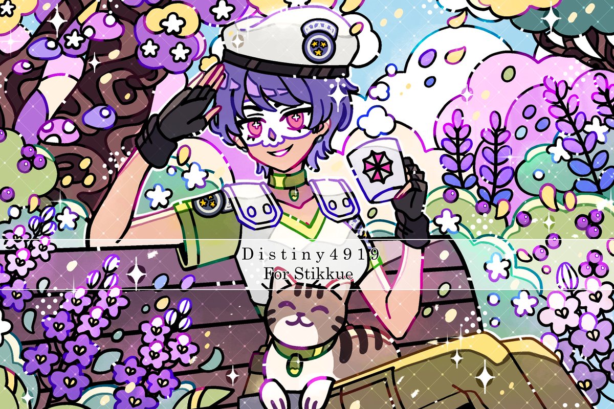 [ Commission : Omakase ] for Stikkue
 
🐱☕️🪻✨

#commissionart #originalcharacterart #beautful #fantasy 

My VGen : vgen.co/distiny4919