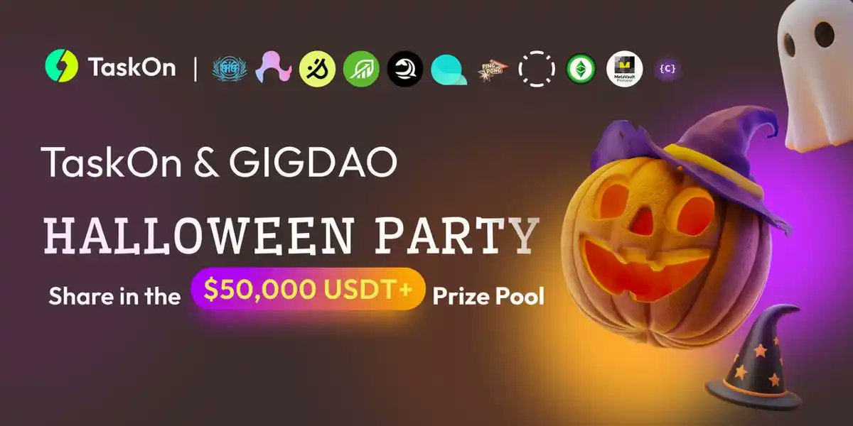 🚀 We’ve set up exciting quest on TaskOn!

📅 Complete tasks within 29 Oct-5 Dec, rewards 1000USDT, and invite your friends to join the fun! 🎉

💰 Don’t miss your chance to earn exclusive prizes

👉 Join now: taskon.xyz/quest/696145062