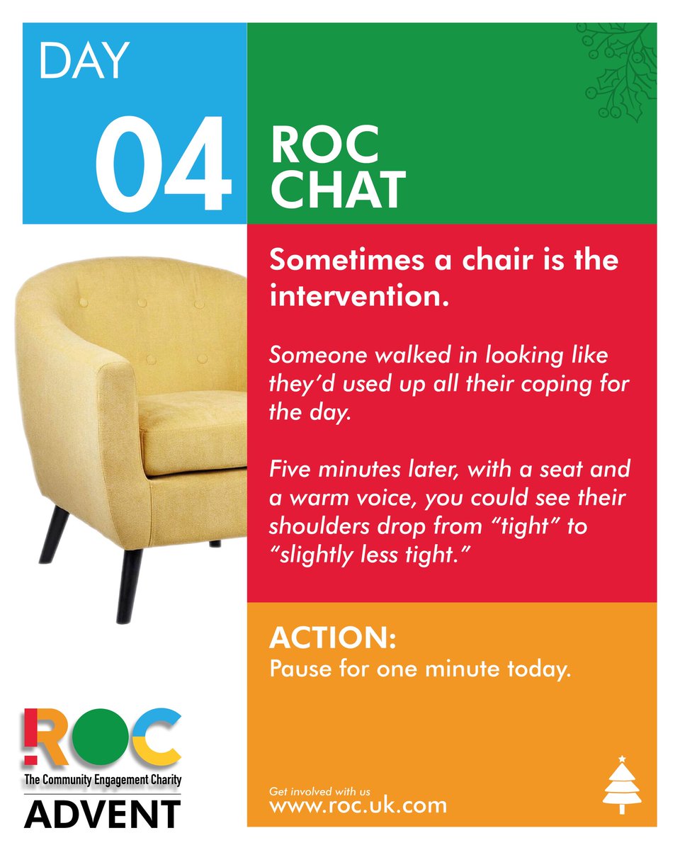 weareROC's tweet photo. Day 4 ROC Advent Calendar - ROC Chat 👇 https://t.co/GpnfBtGmq3