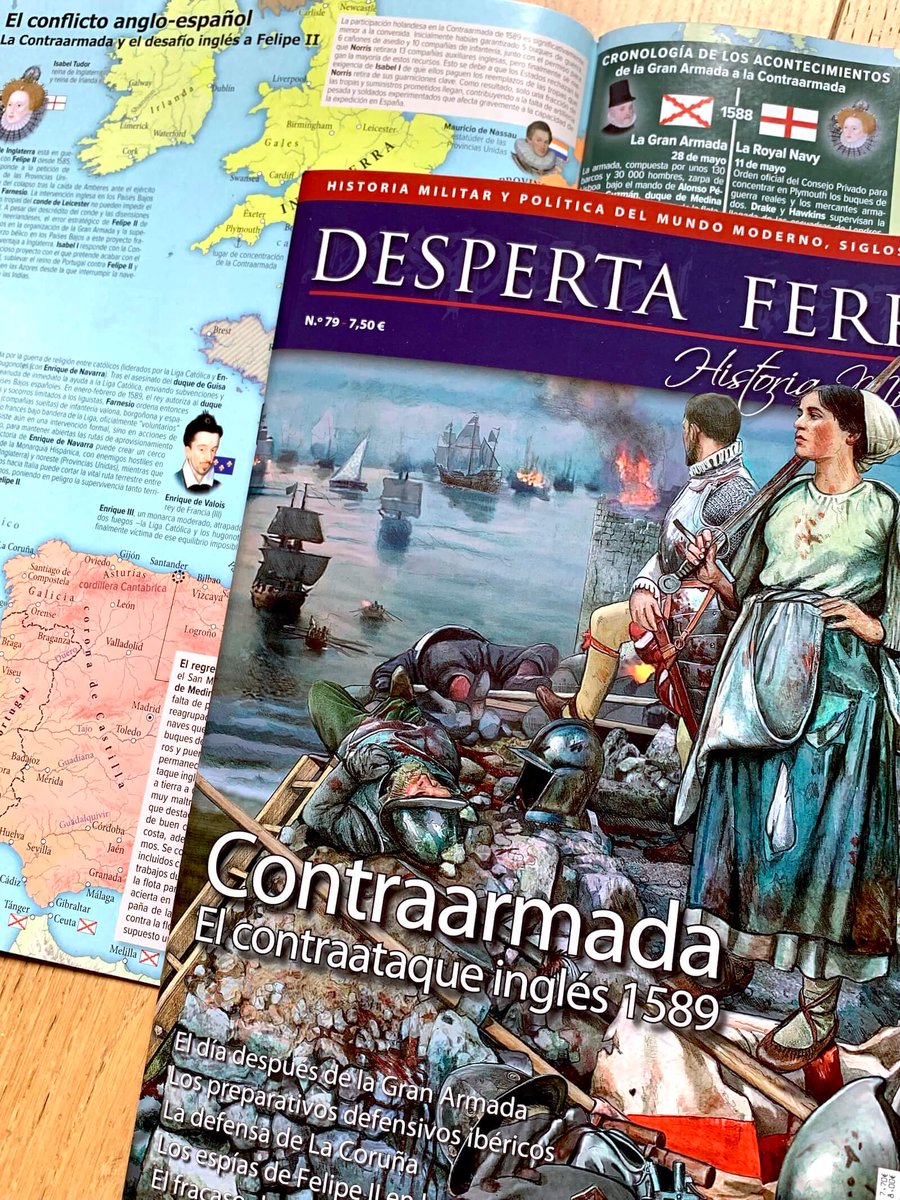 El fracaso de la Gran Armada que Felipe II envió contra Inglaterra en 1588 no marcó el fin del poder naval español. Isabel I y sus ministros lo sabían, y por ello ordenaron inmediatamente el apresto de un contraataque en forma de Contraarmada.