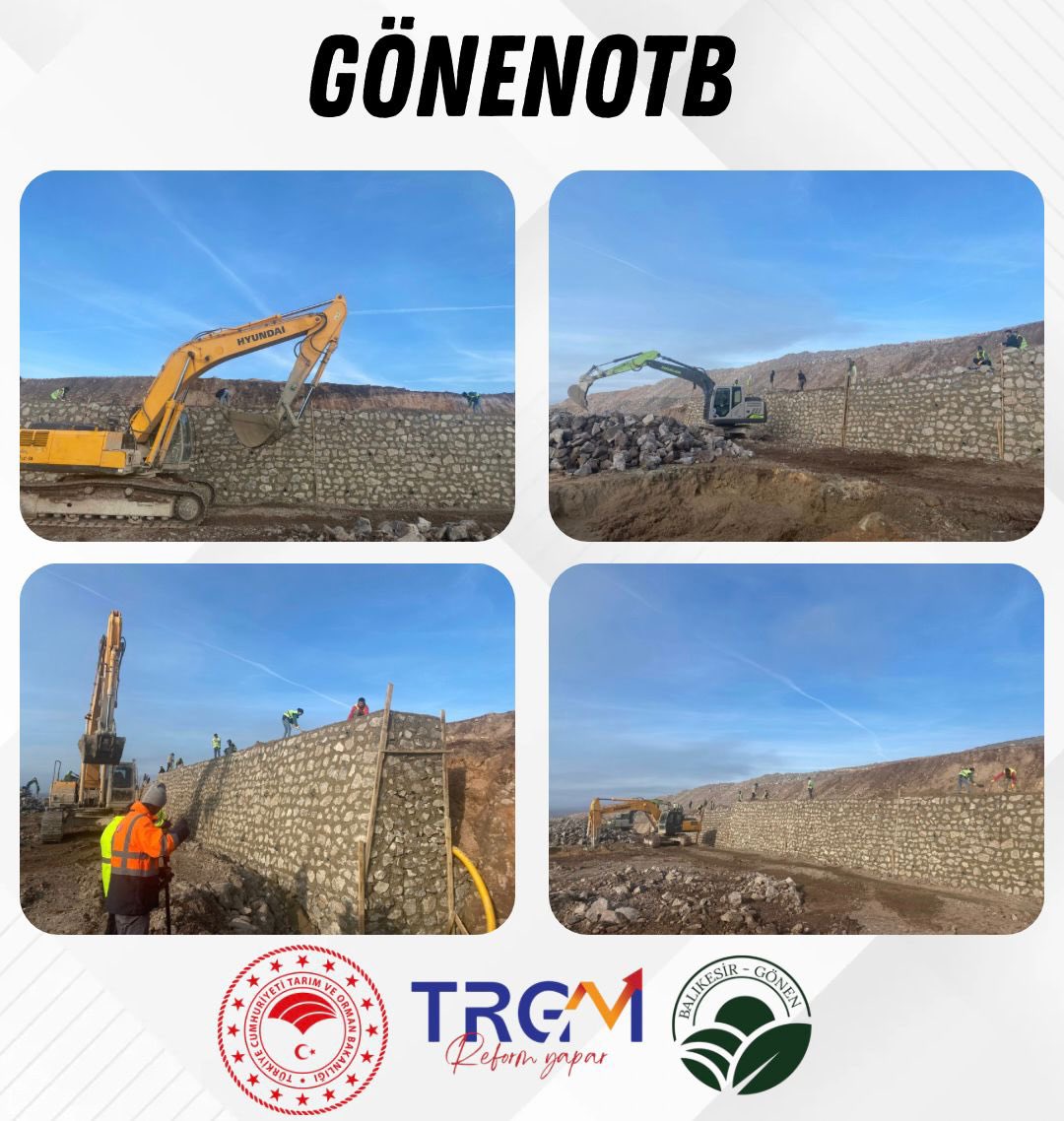 Gönen Sera Organize Tarım Bölgesi’nde altyapı çalışmaları hız kesmeden devam ediyor.

İstinat duvarı projeleri titizlikle sürdürülüyor.

Türkiye’nin tarımsal geleceğini şekillendirecek olan Gönen Sera Organize Tarım Bölgesi planlı altyapısıyla geleceğe emin adımlarla ilerliyor.