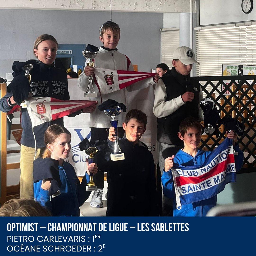 yachtclubmonaco's tweet photo. #sectionsportive ⛵ Résultats Optimist du Yacht Club de Monaco : un doublé monégasque aux Sablettes 🏆
  
🔗 https://t.co/001Qt8Y5Ol

#ycmsailors #yachtclubmonaco #monaco #optimist #régate https://t.co/nMrGyybx76