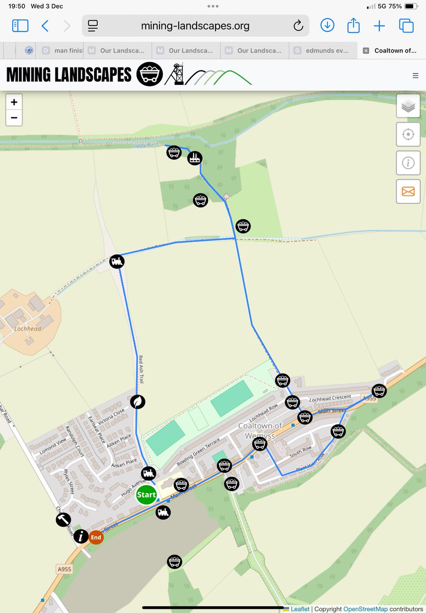 coal_legacies's tweet photo. New route added to the @HeritageFundSCO and @StirUni #MiningLandscape #Ecomuseum’s collection a short circular exploring the planned industrial village, the site of the Lady Lillian (Lochhead) pit and the associated private railway see https://t.co/HekQwq1b3j
#MiningHeritage https://t.co/DH7HpAnDeq